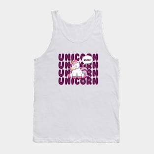 Cute Unicorn Tank Top